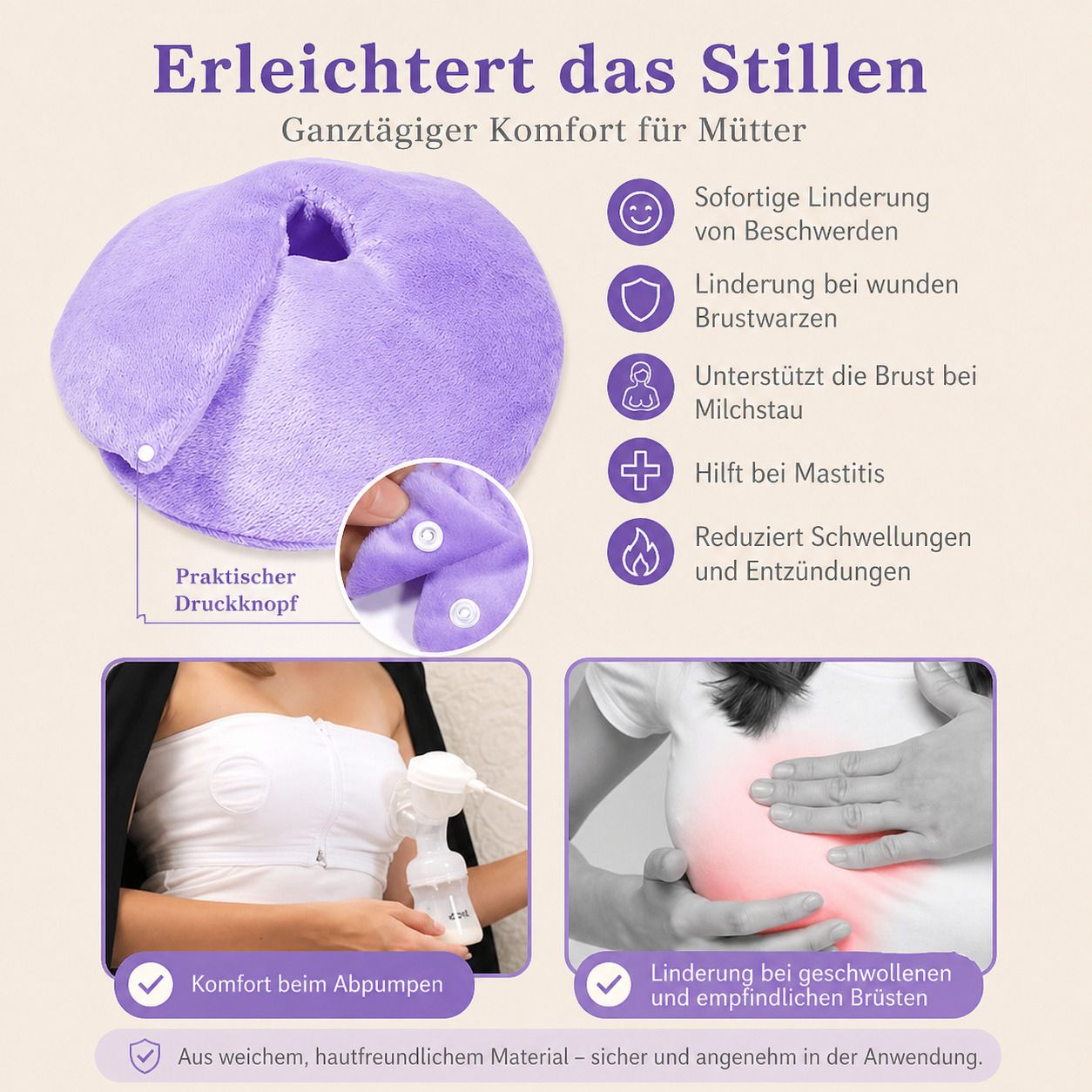 Kühl & Wärmepads, wiederverwendbare Gelkompressen, flexibel & hautfreundlich