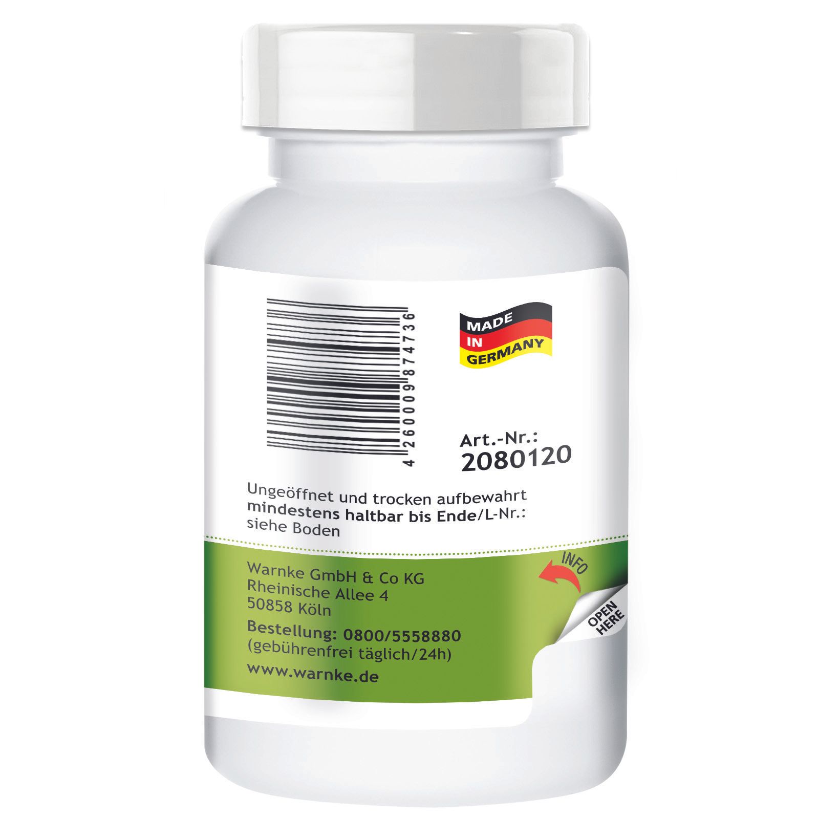 Warnke Vitalstoffe | OPC 500mg mit Vitamin C