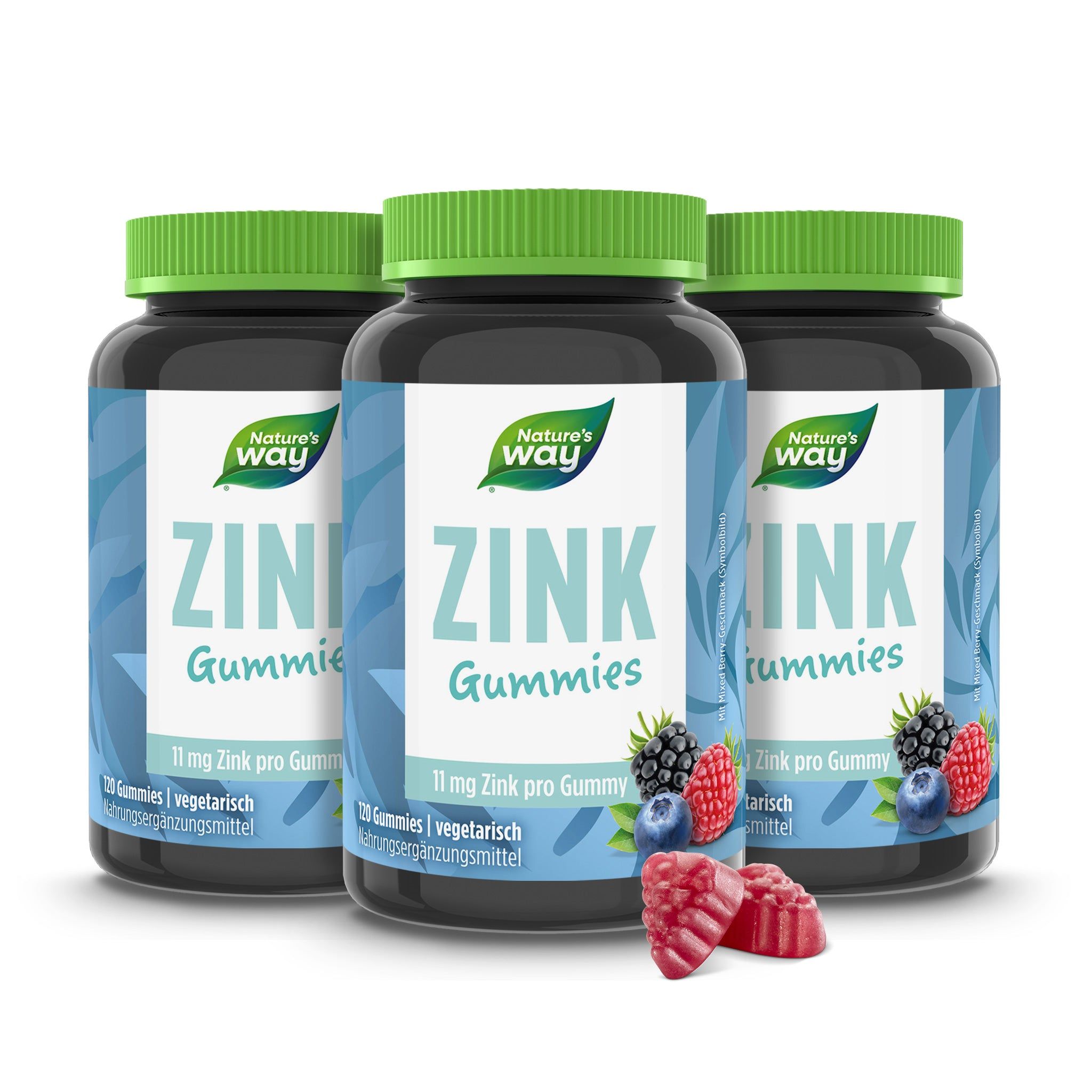 Nature's Way Zink Gummies 120Stk - 3er Bundle