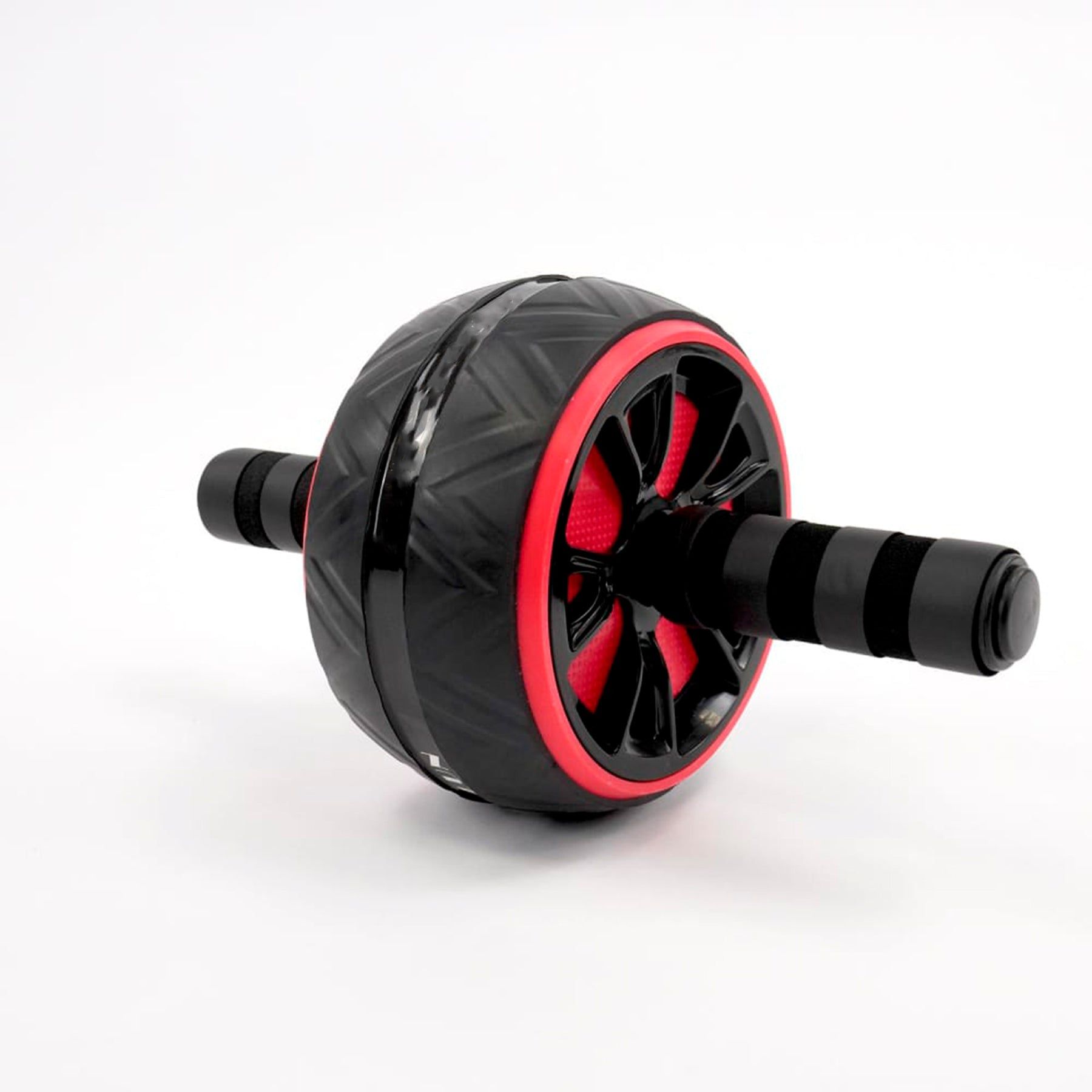 Sport-Knight® Bauchtrainer ABS Roller Schwarz/Rot