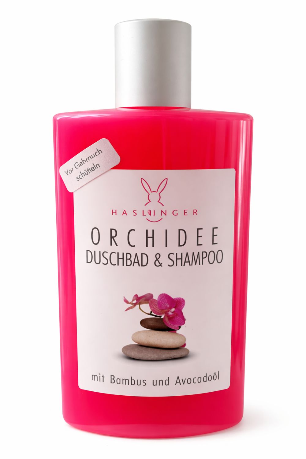 Haslinger Shampoo & Duschbad 2 in 1 Orchidee mit Bambus und Avocadoöl