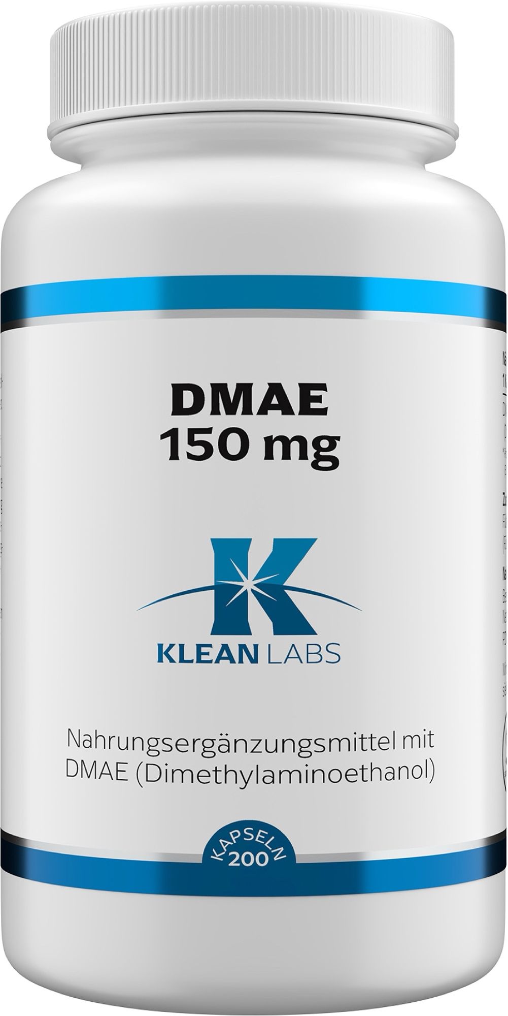 Dmae 150 mg Klean Labs Kapseln 200 St