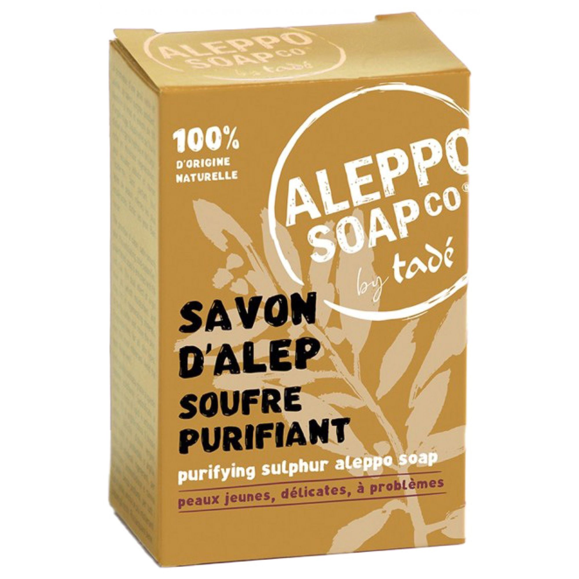 Tadé Aleppo-Seife Schwefel Reinigend 9,2x5,9x3,8 cm