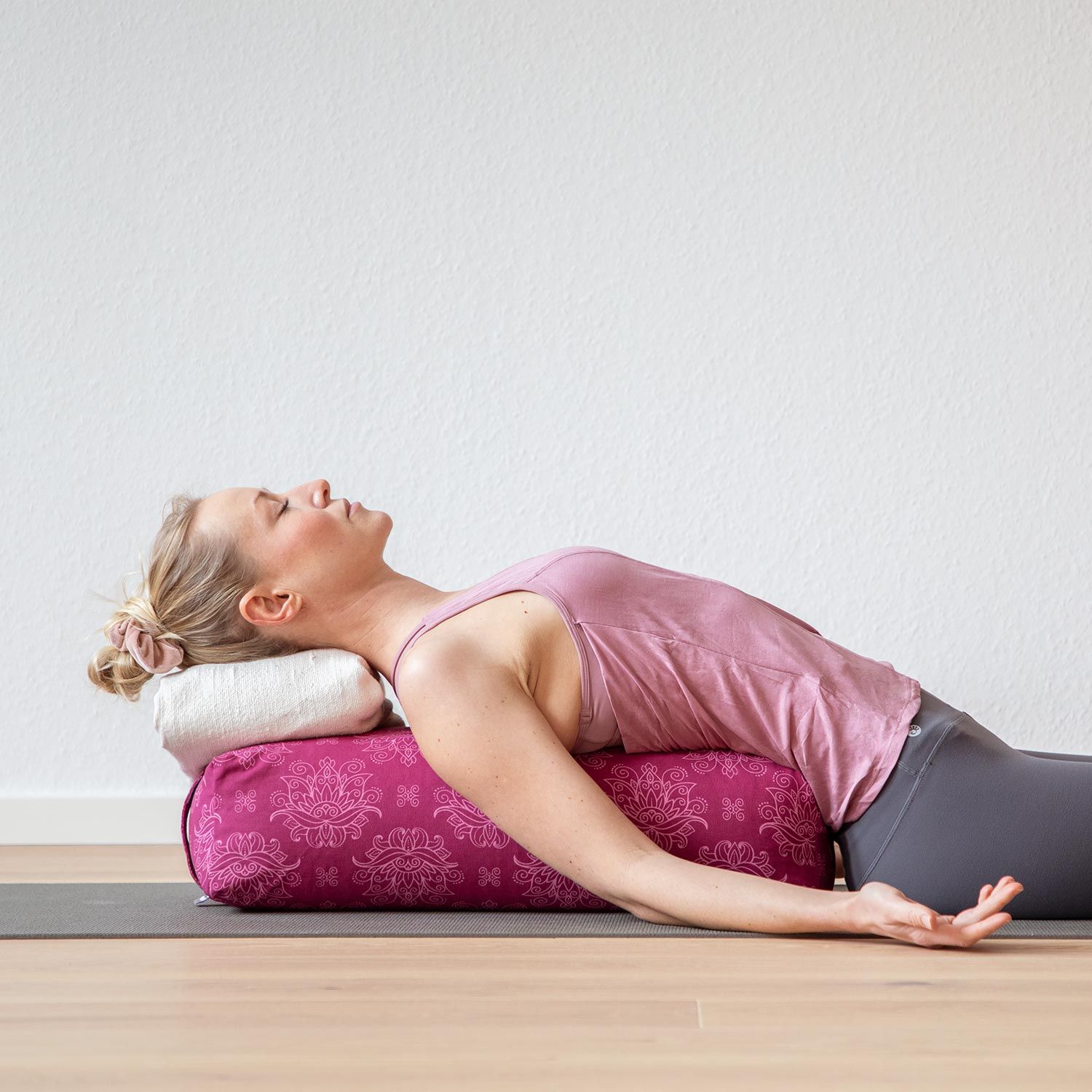 bodhi Maharaja Salamba (rechteckig) Yoga-Bolster "Lotus"