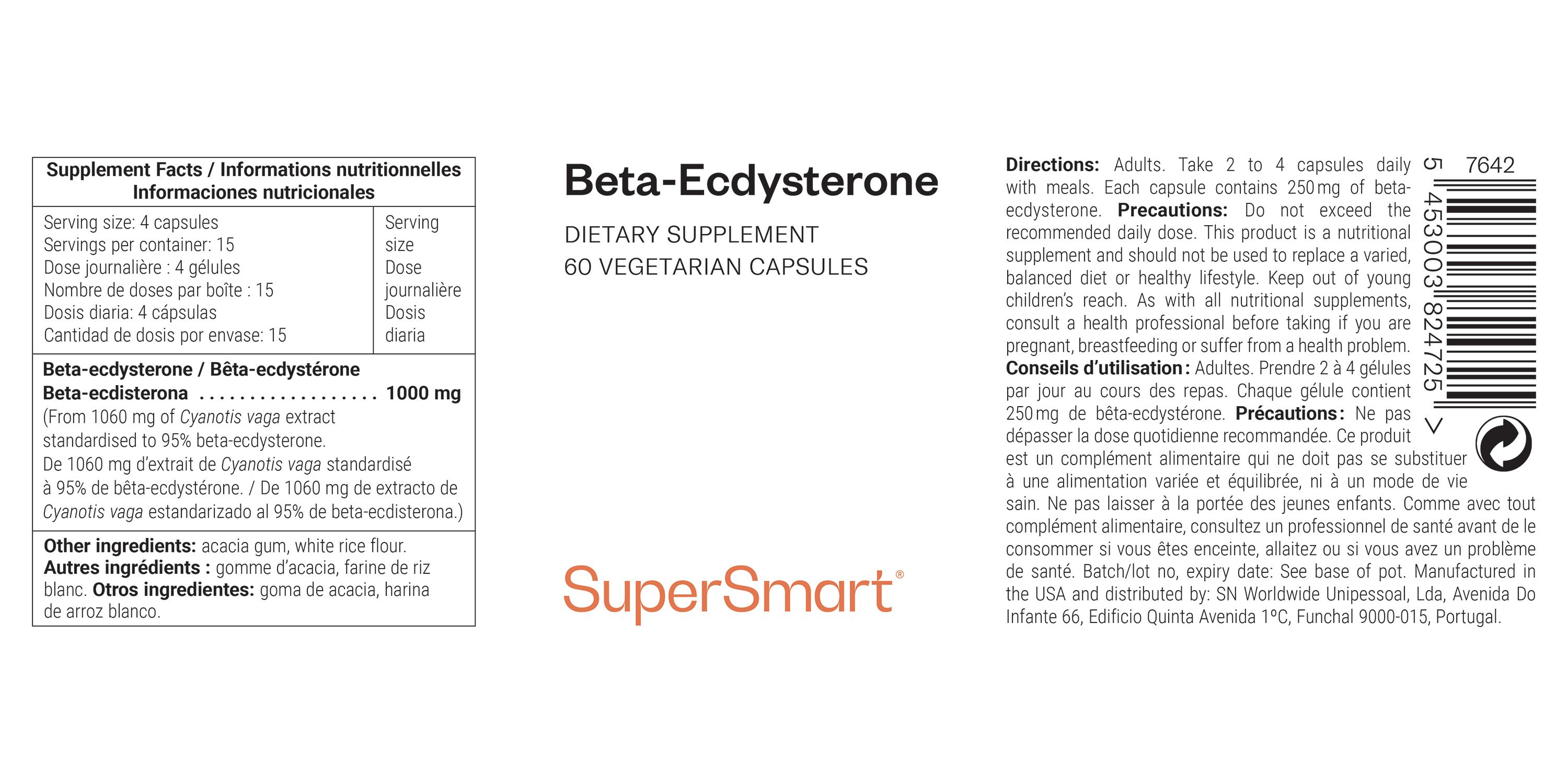 SuperSmart - Beta-Ecdysterone 60 St