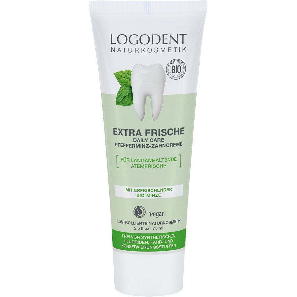 LOGODENT EXTRA FRISCHE DAILY CARE PFEFFERMINZ ZAHNCREME