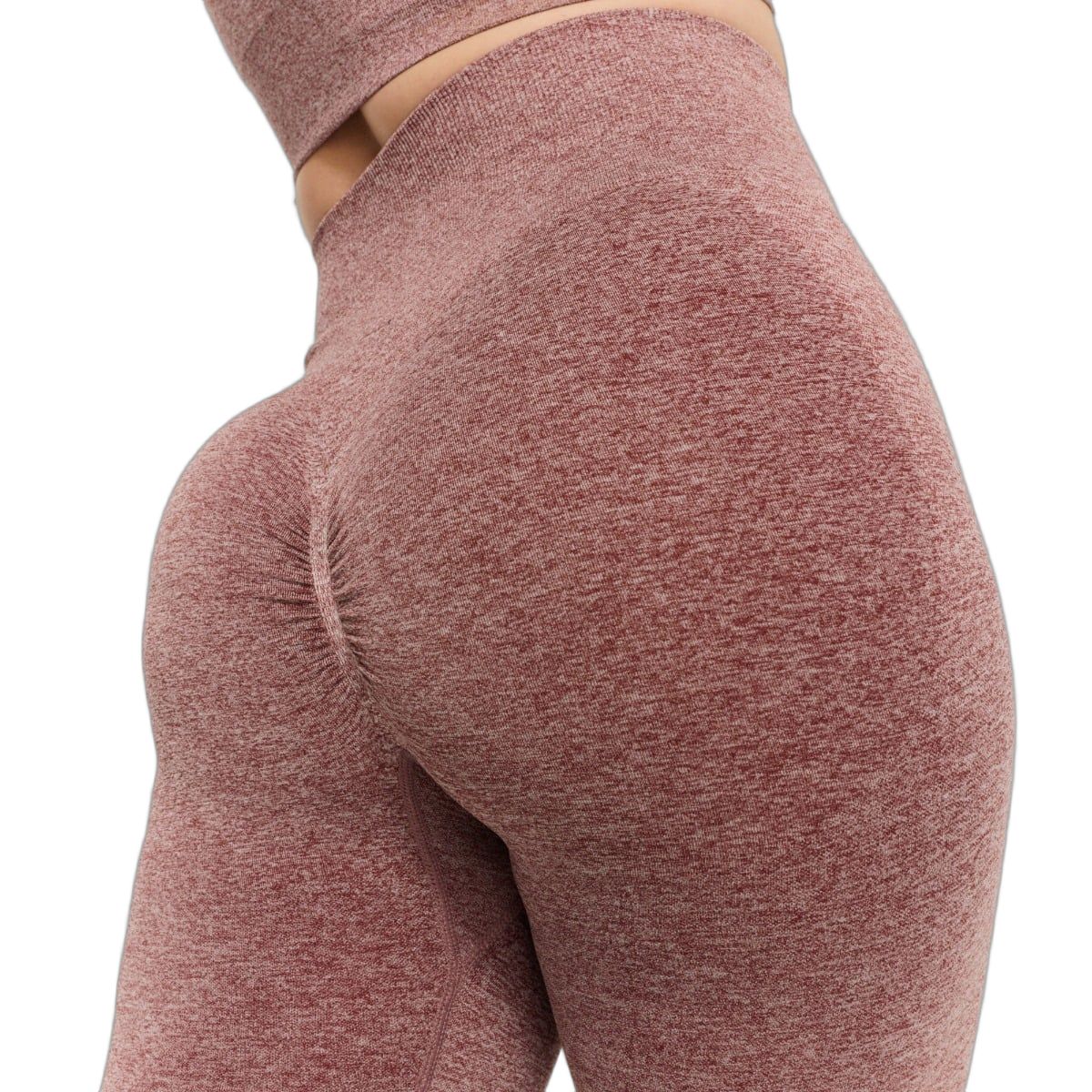 GymBeam Leggings Damen High Waist nahtlos FLO Mauve