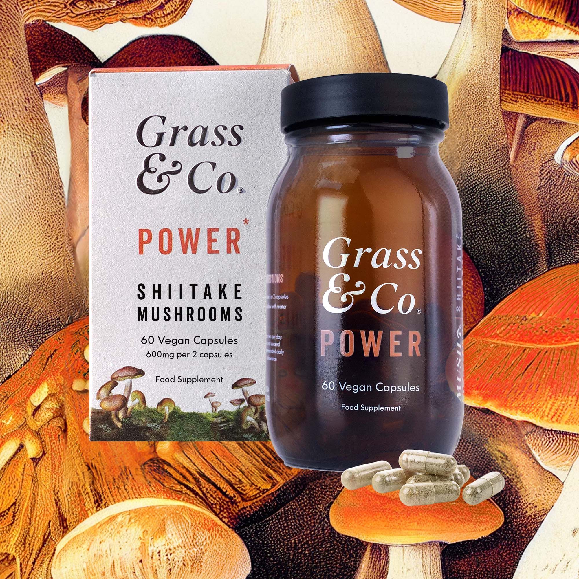 Grass & Co. Shiitake-Vitalpilz-kapseln