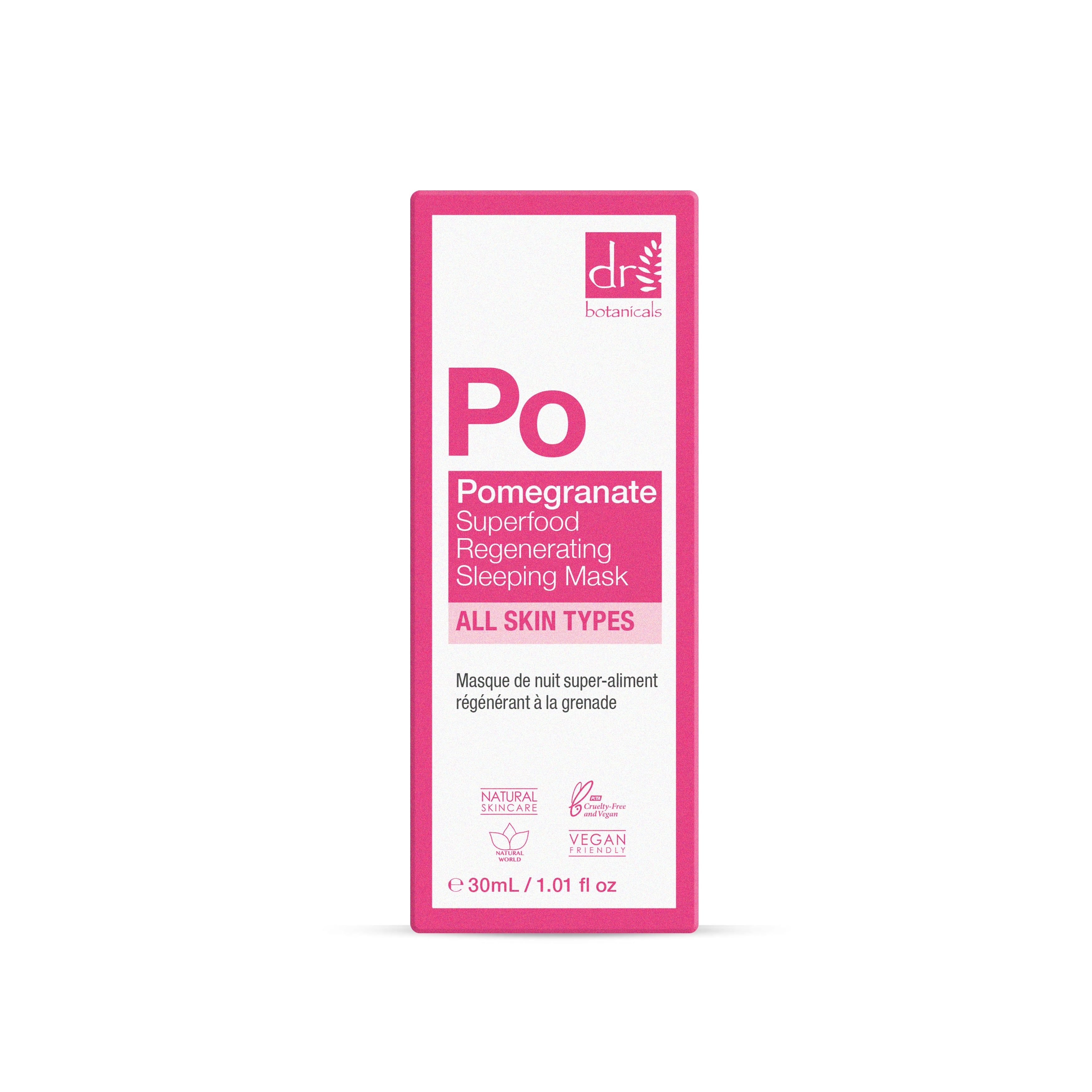 Dr Botanicals Pomegranate Superfood Regenerating Sleeping Mask