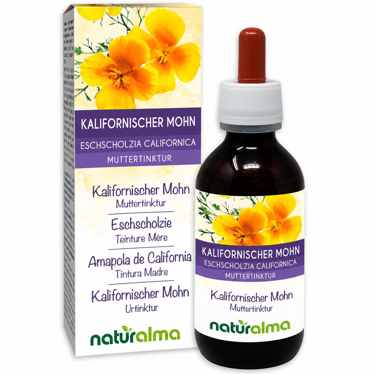 Naturalma Kalifornischer Mohn (Eschscholzia californica) alkoholfreie Tropfen 200 ml