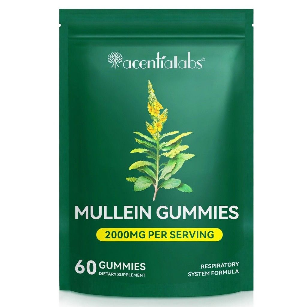 Acentialabs Königskerze Gummis mit Mullein-Extrakt 60 St Fruchtgummi