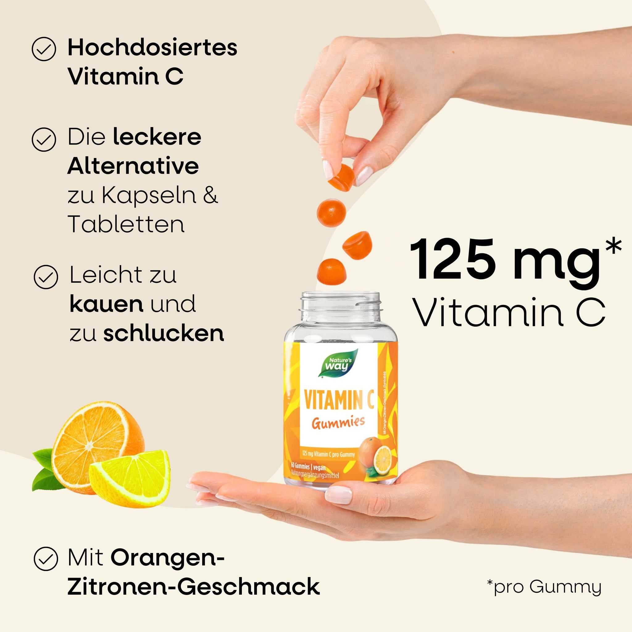 Nature's Way Vitamin C Gummies 6x60 St Fruchtgummi