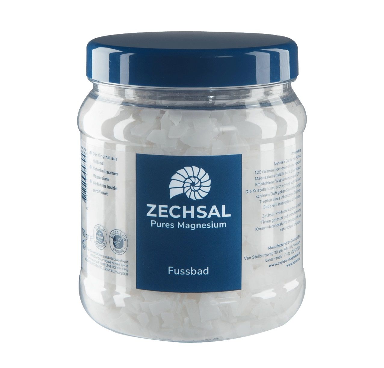 Zechsal Magnesium Flocken Fußbad