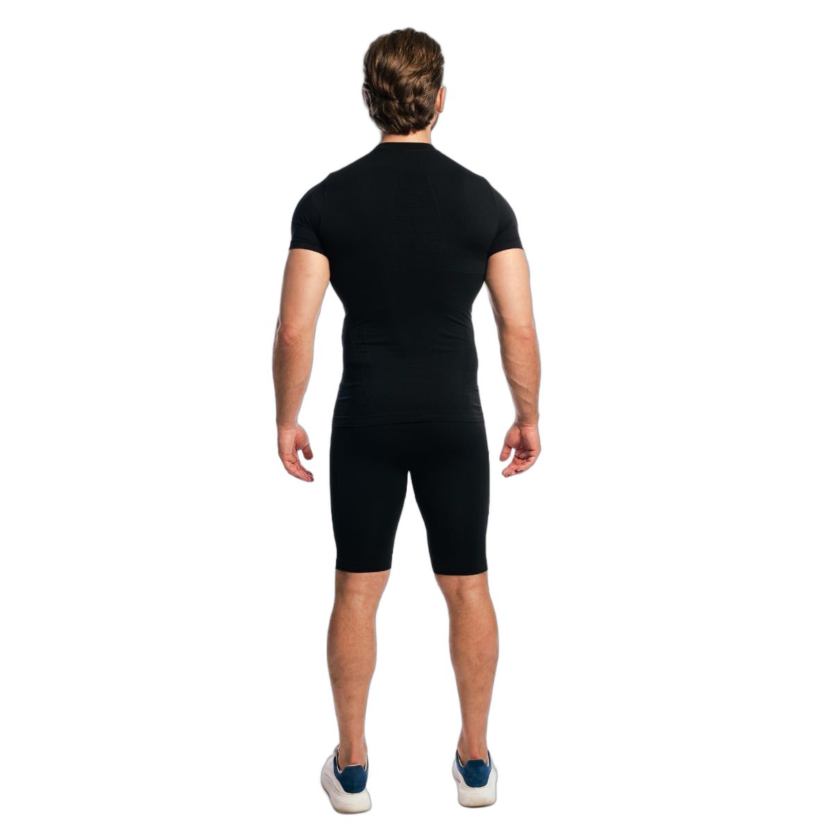 GymBeam T-Shirt Herren Slim nahtlos in Black