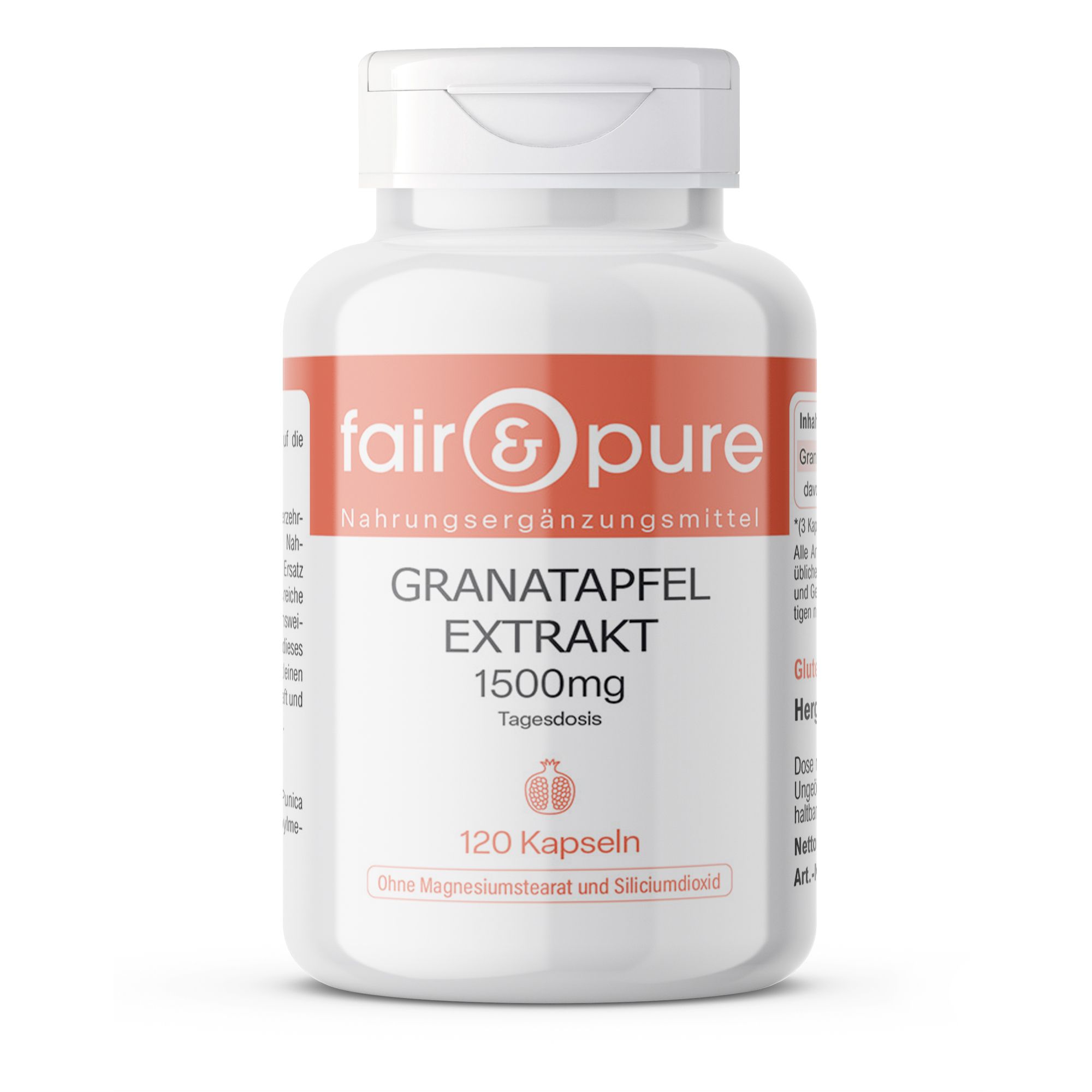 fair - pure | Granatapfel Extrakt 1500mg schluckfreundlich 120 St