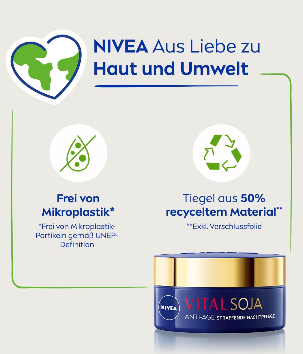 NIVEA VITAL SOJA Anti-Age Straffende Nachtpflege