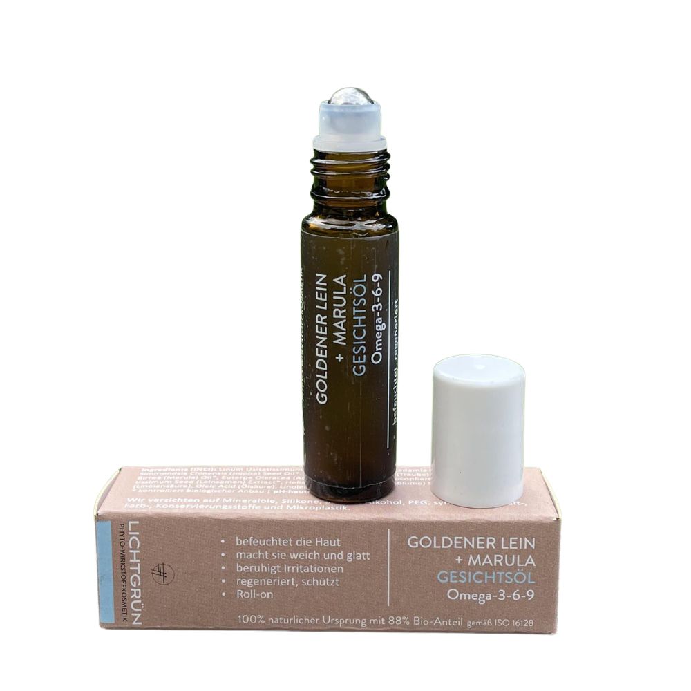 Lichtgrün® Roll-On Gesichtsöl Bio Omega-3-6-9 10 ml