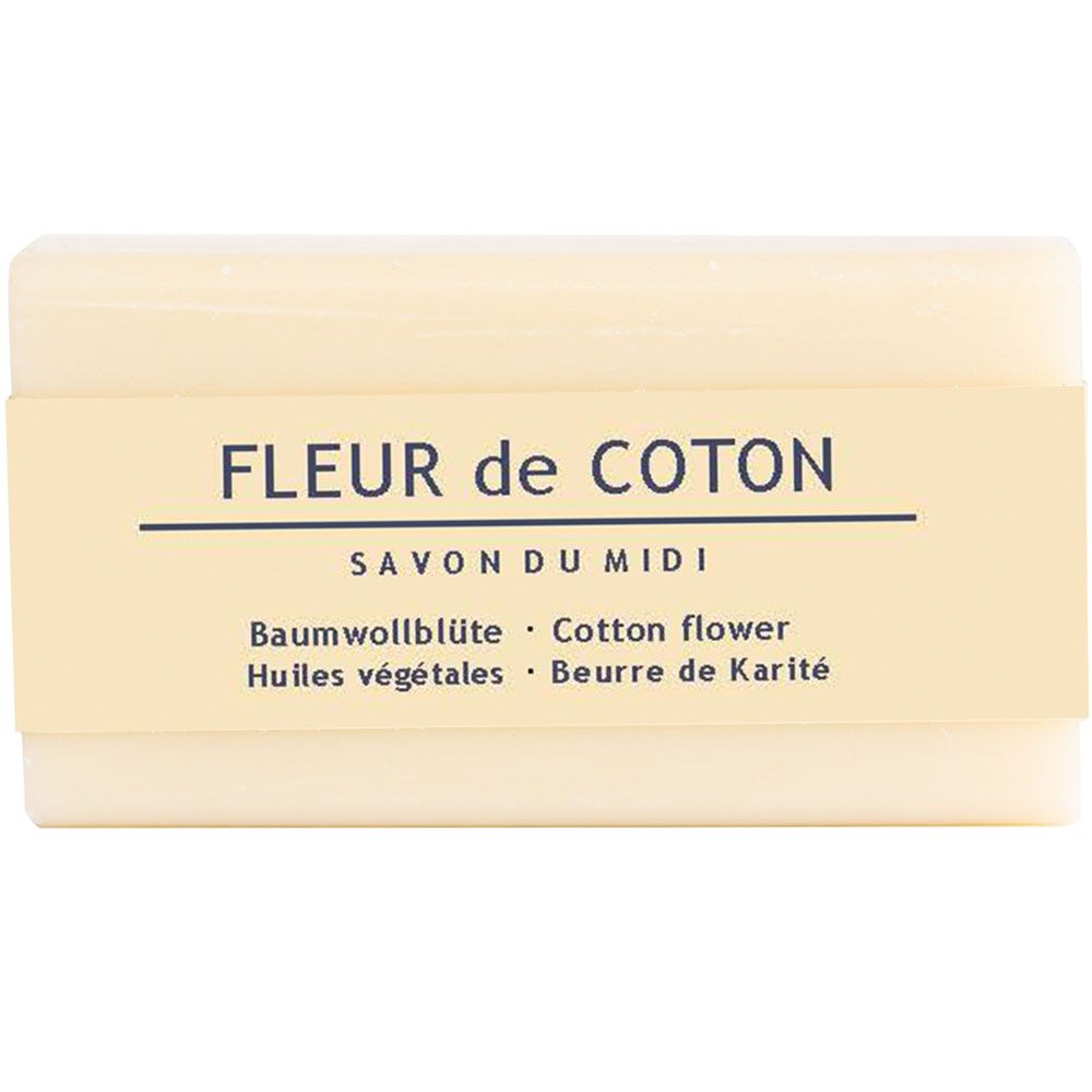 Savon Du Midi Baumwollblüte Karité-Seife 100 g