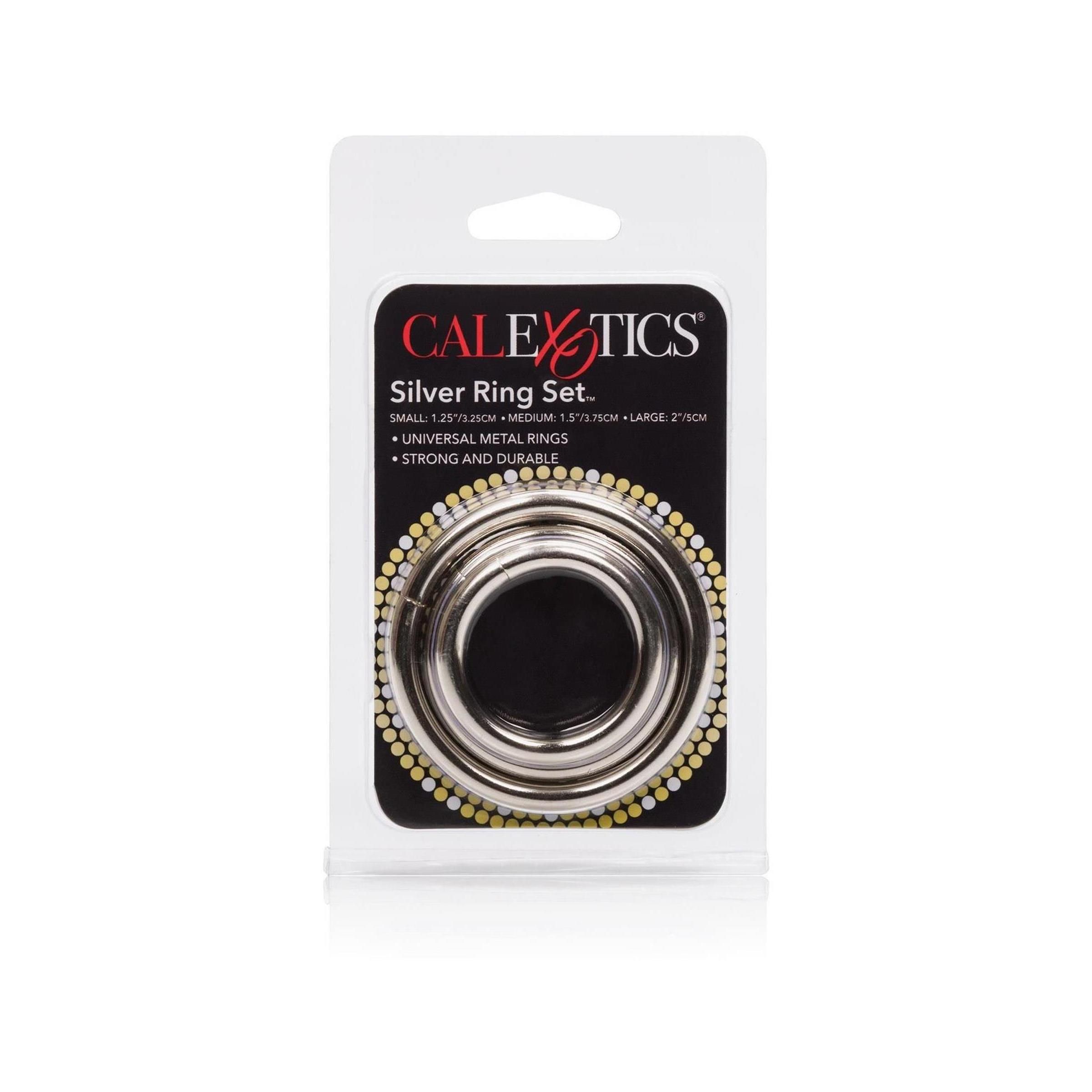 CalExotics - Silver Ring - 3 Piece Set