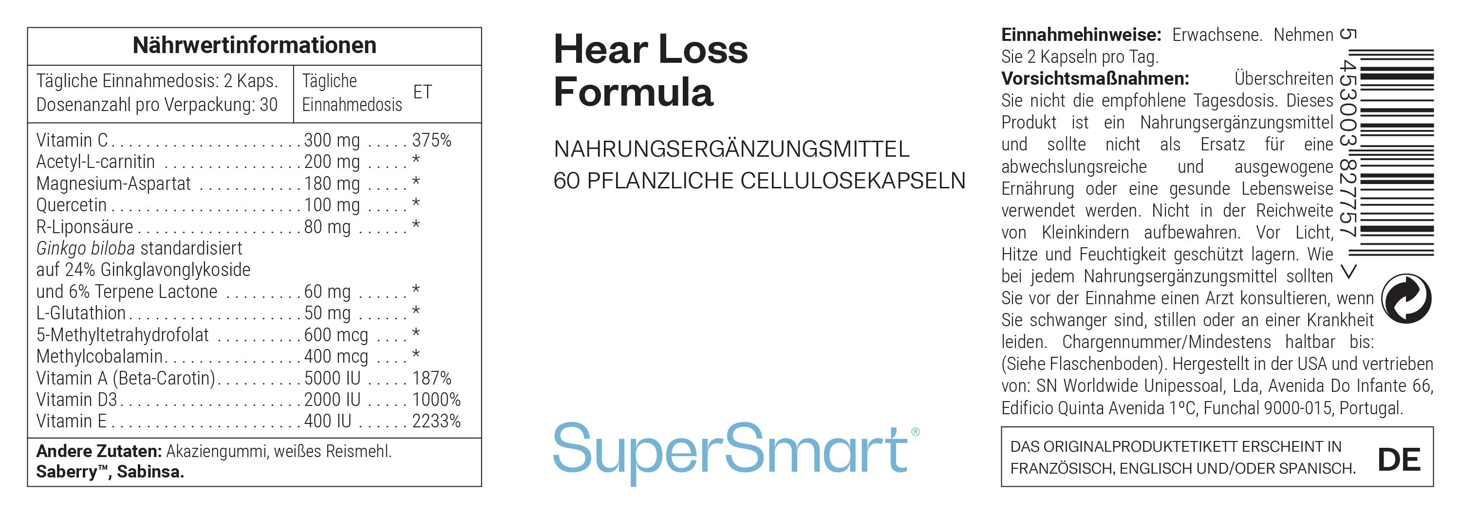Hear Loss Formula - SuperSmart