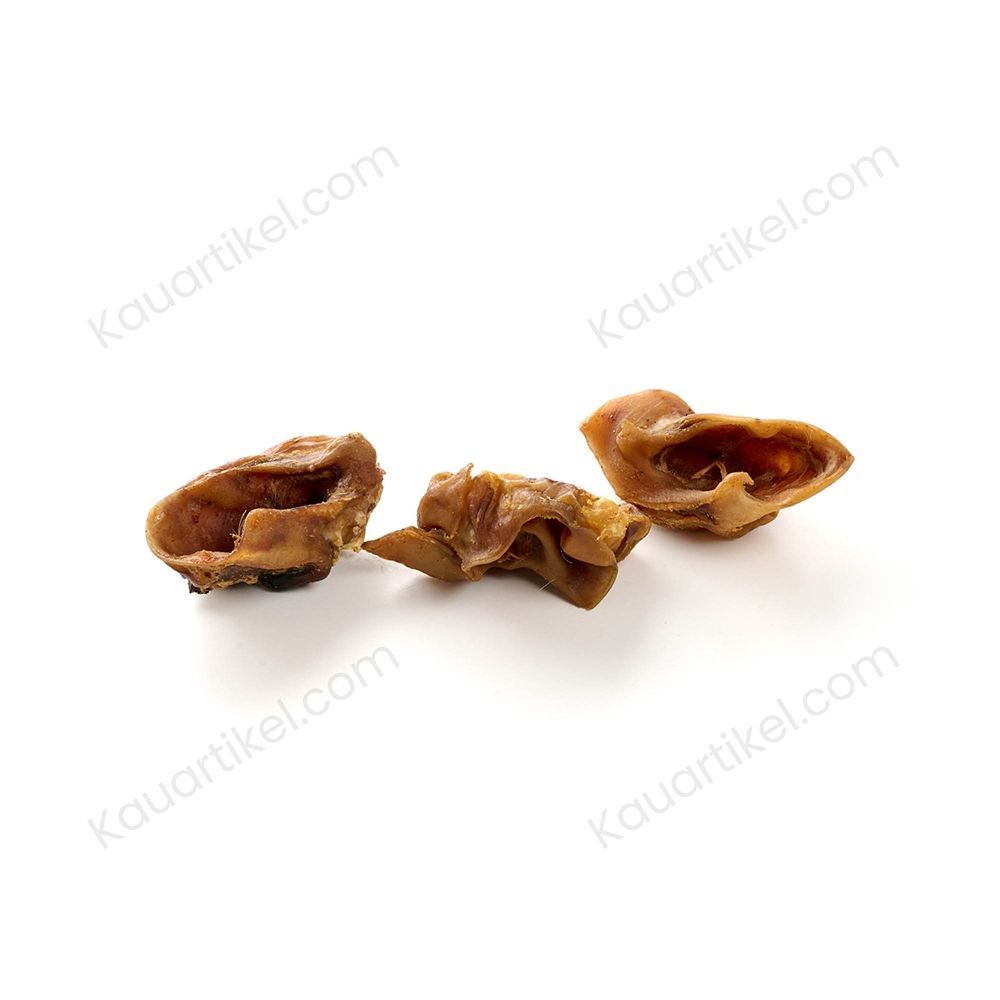 Schwein-Ohrmuschel, 3-5 cm lang, 14-16 g schwer, hart, hoher Fettgehalt.