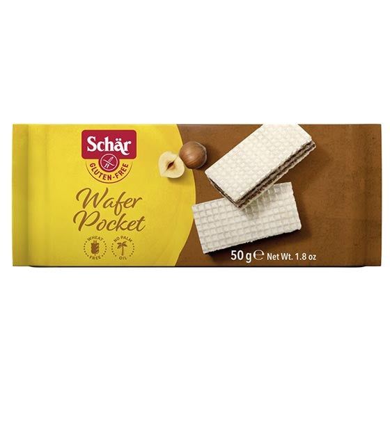 Schär Wafer Pocket Haselnusscreme glutenfrei 50 g - Shop Apotheke