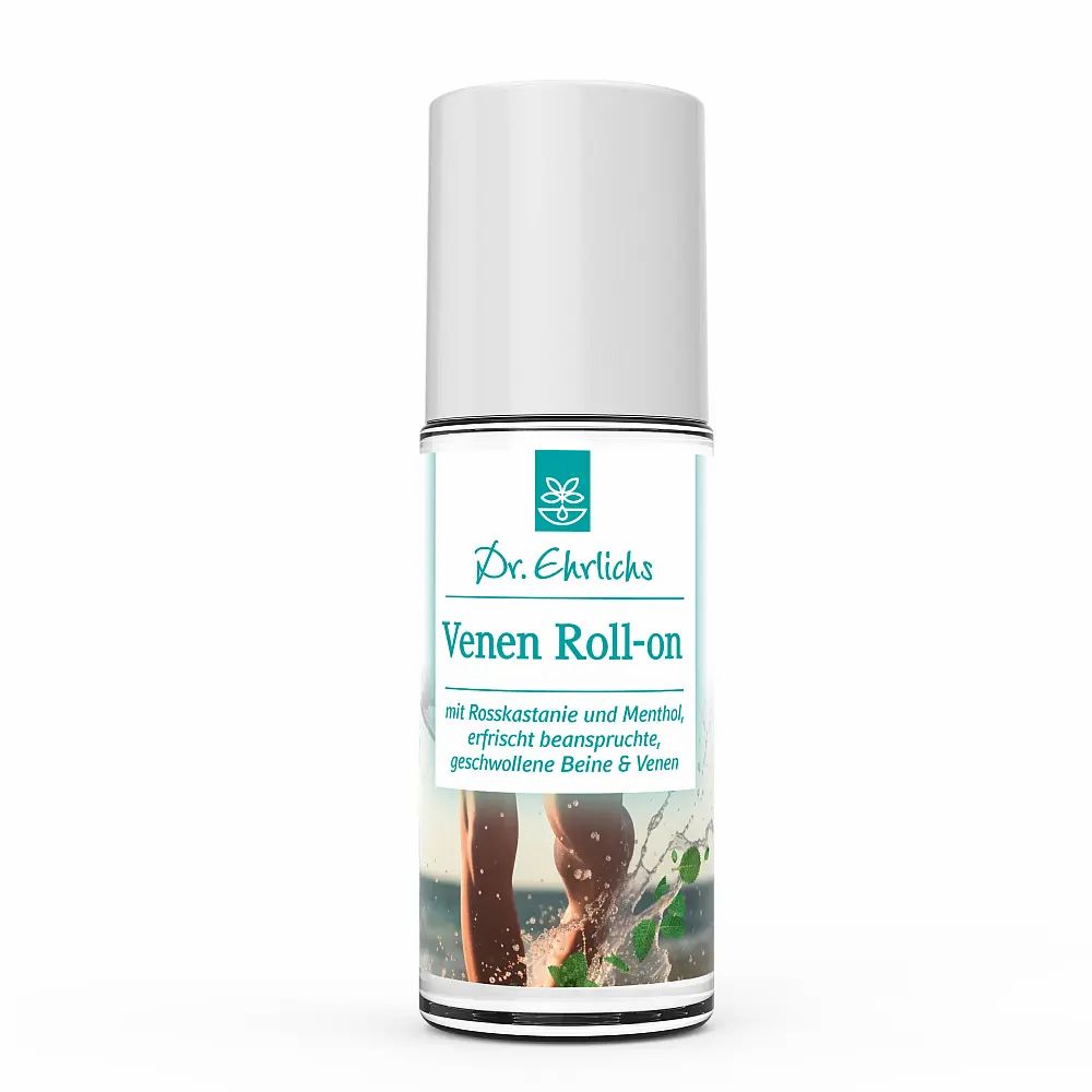 Dr. Ehrlichs Venen Roll-on mit Rosskastanie & Menthol 50 ml Roll-On
