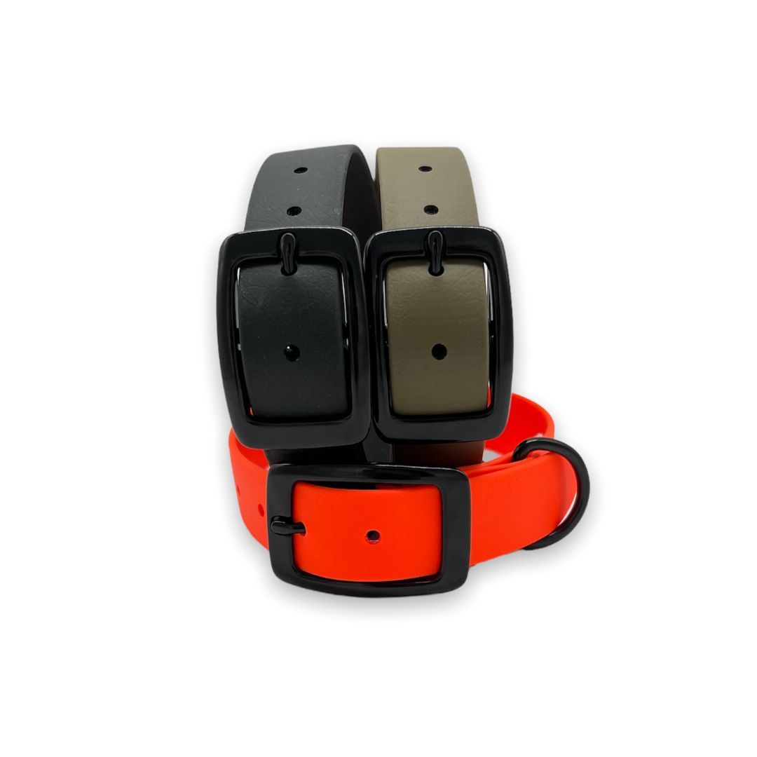 BioThane® Hundehalsband NEO Black - WOOFSTUFF