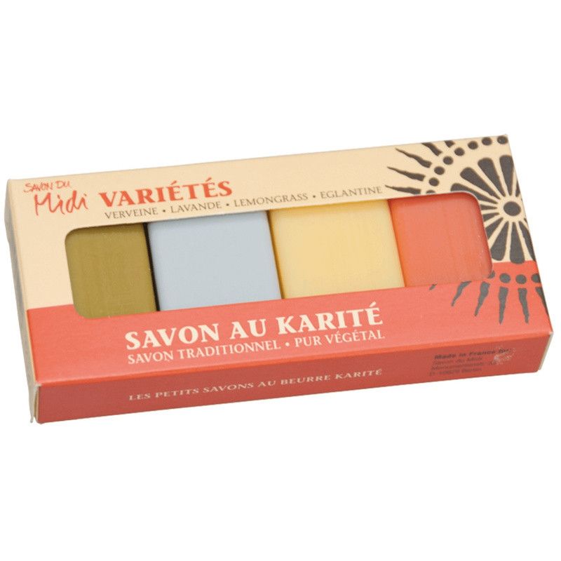 Savon du Midi - 4 Gästeseifen Variétés