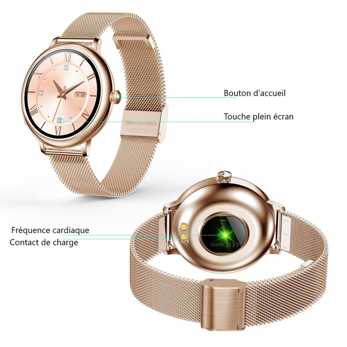 Platyne Multifunktionale Smartwatch