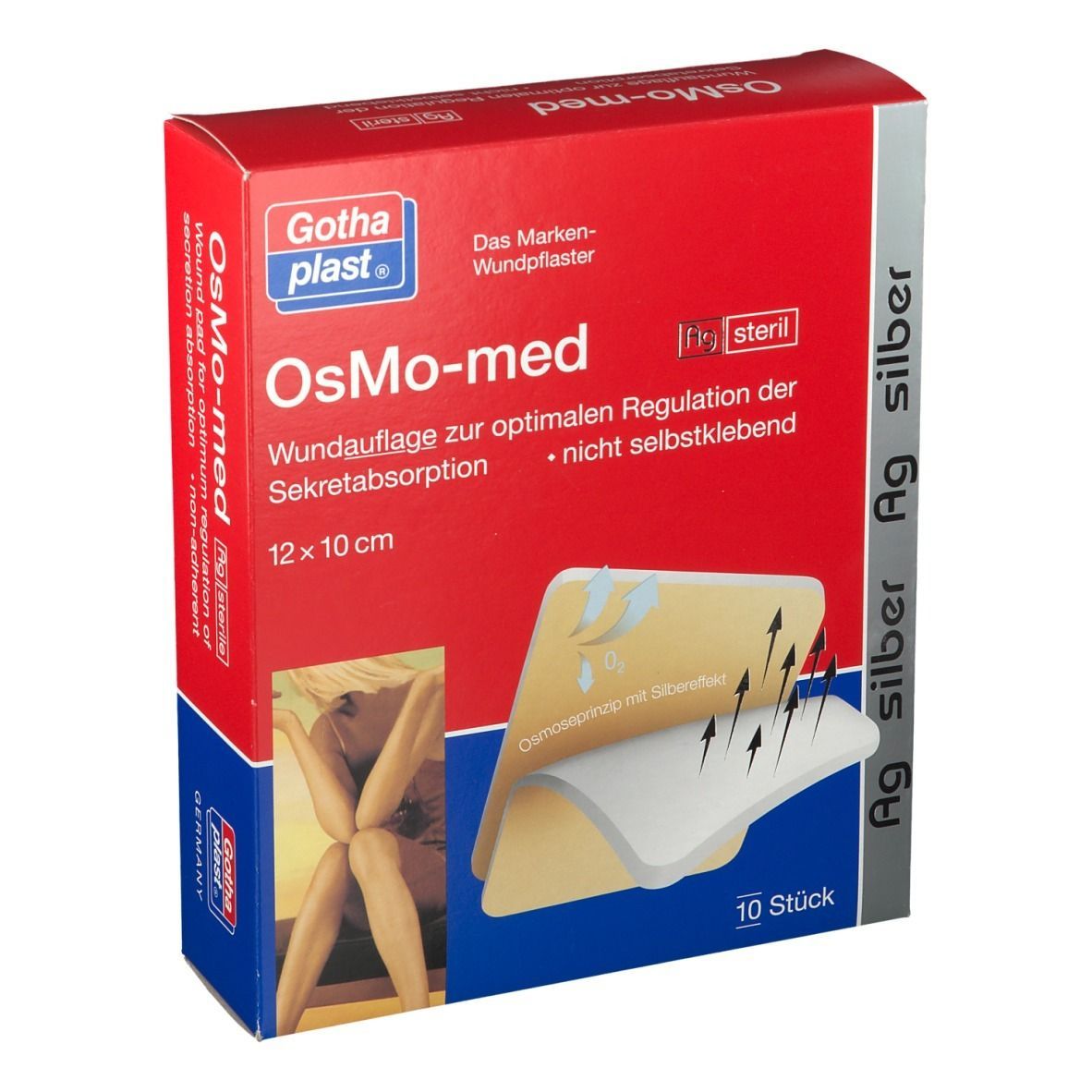 Gothaplast® OsMo-med steril 12 x 10 cm