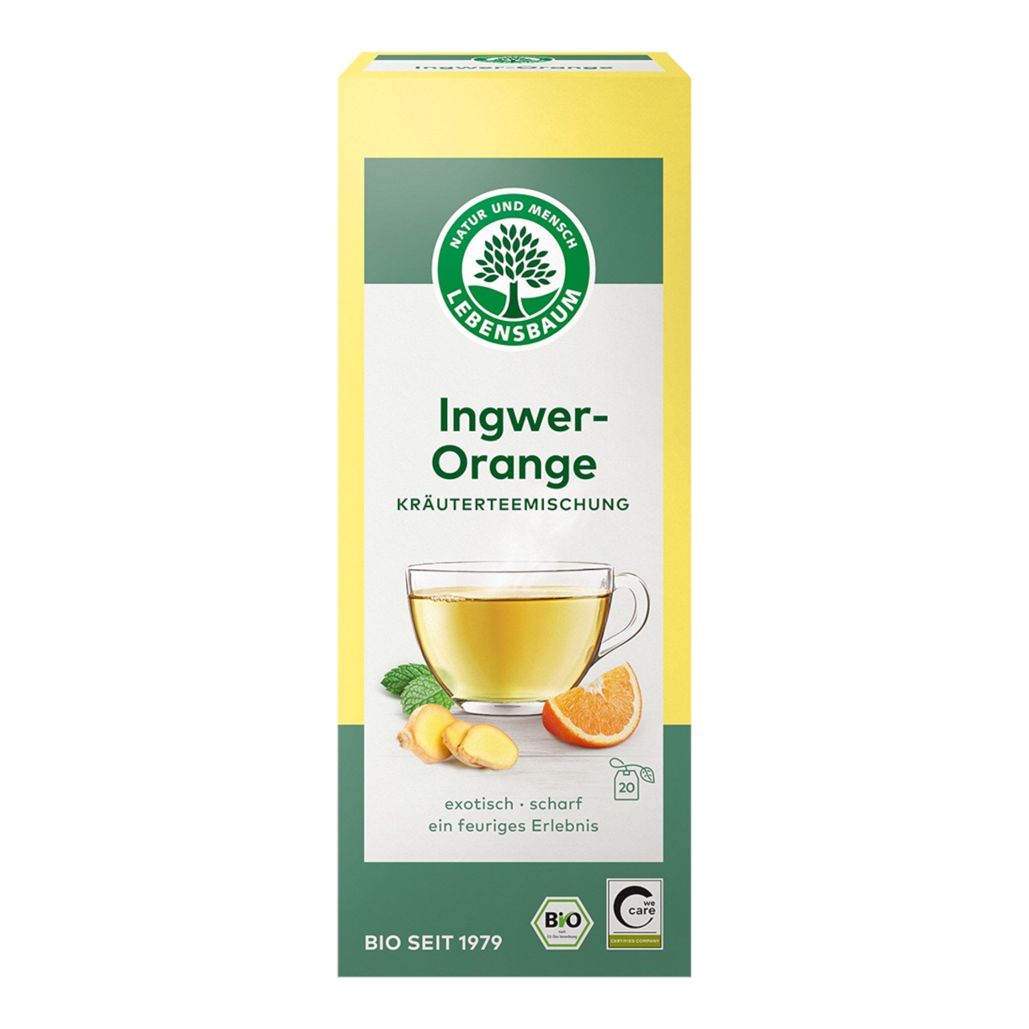 Bio Ingwer-Orange 40 g Tee
