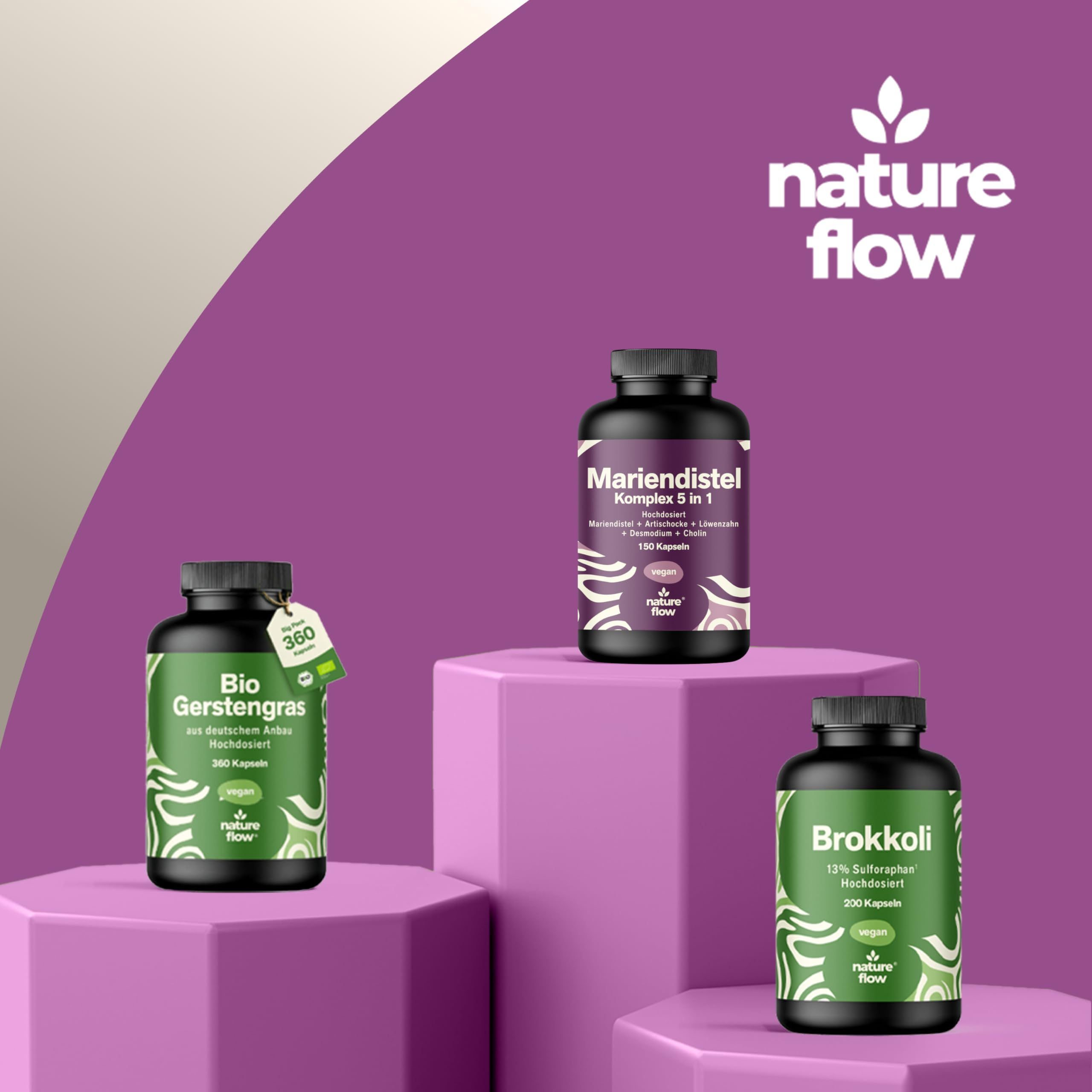 Mariendistel Leber Komplex - 150 Kapseln - Nature Flow®
