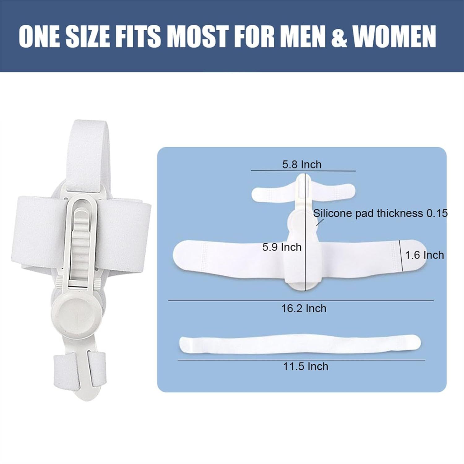 COOL-i Hallux valgus Korrektor mit Drehverstellung, links/rechts tragbar & individuell einstellbar