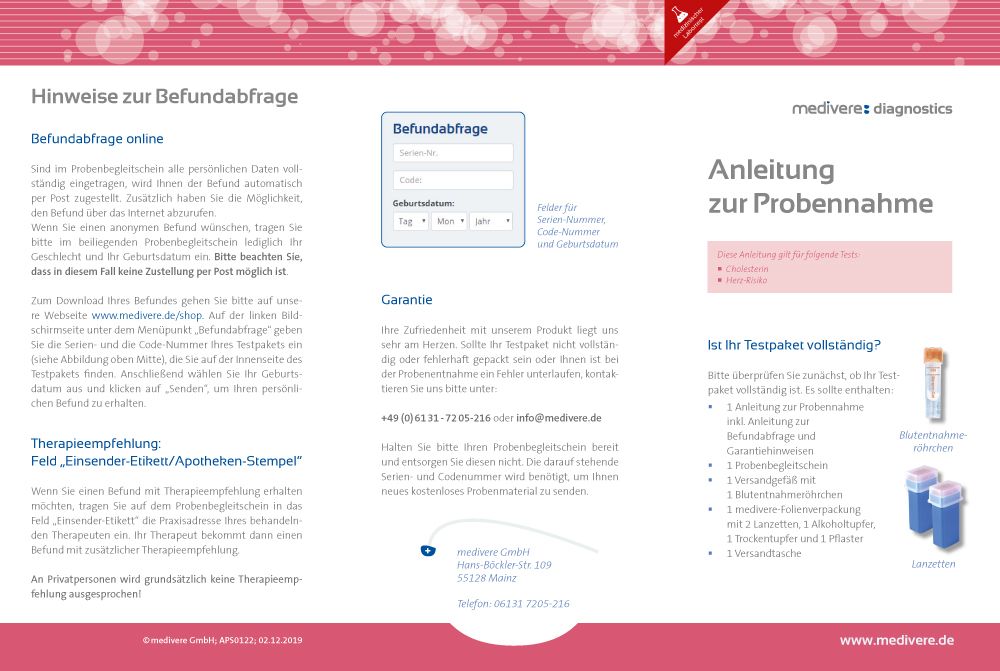 medivere diagnostics Herz-Risiko Bluttest