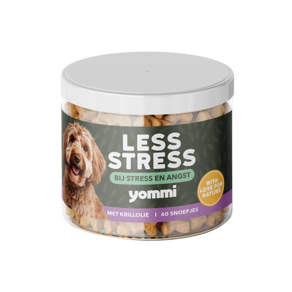 Yommi Less Stress - Beruhigende Kausnacks für ängstliche Hunde