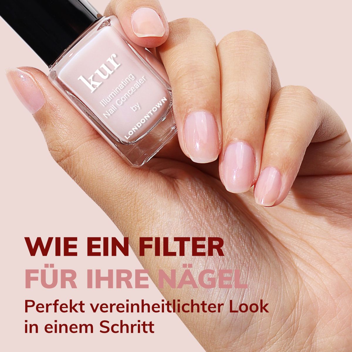 LONDONTOWN kur Illuminating Nail Concealer Nagelaufheller Pink