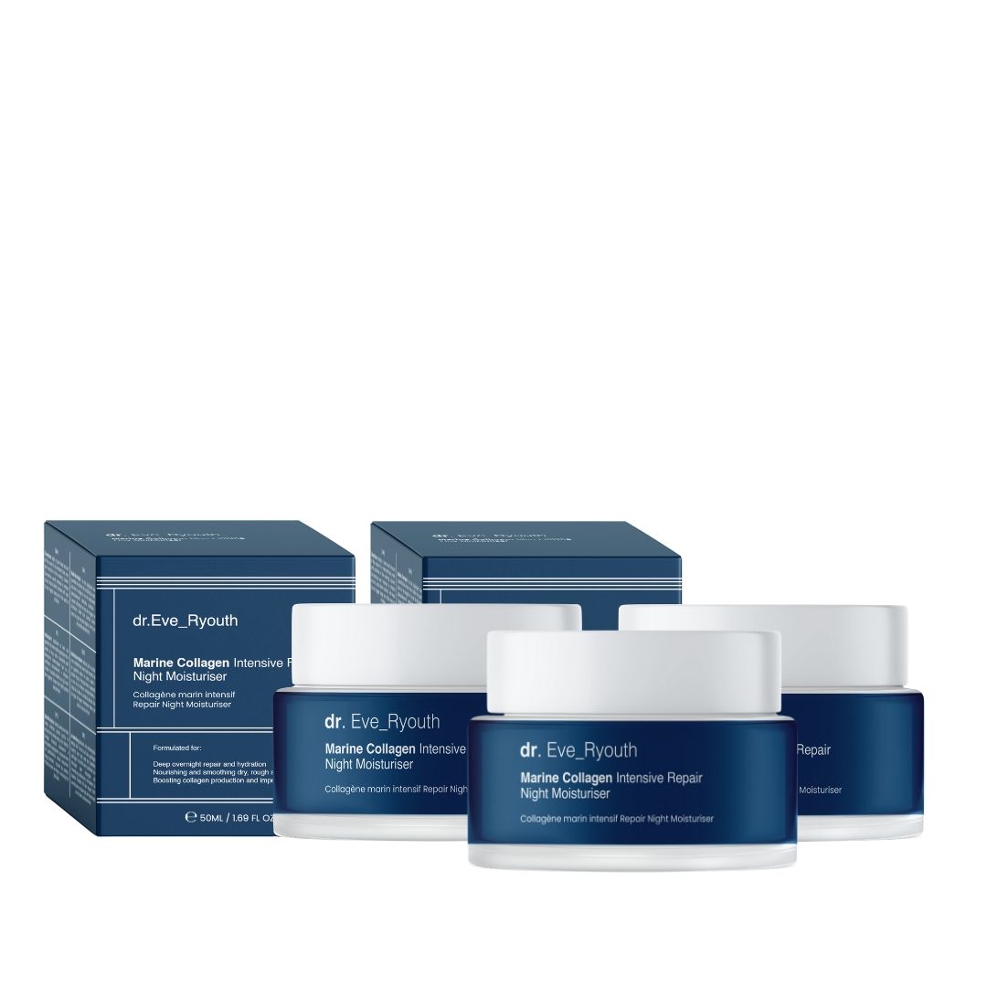 Dr. Eve_Ryouth Marine Collagen Repair Nachtcreme Trio