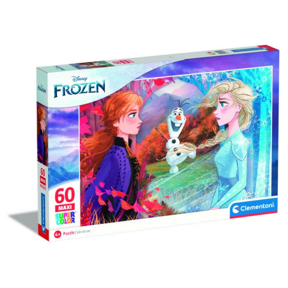 Clementoni Maxi Puzzle Disney Gefroren 2, 60 Teile.