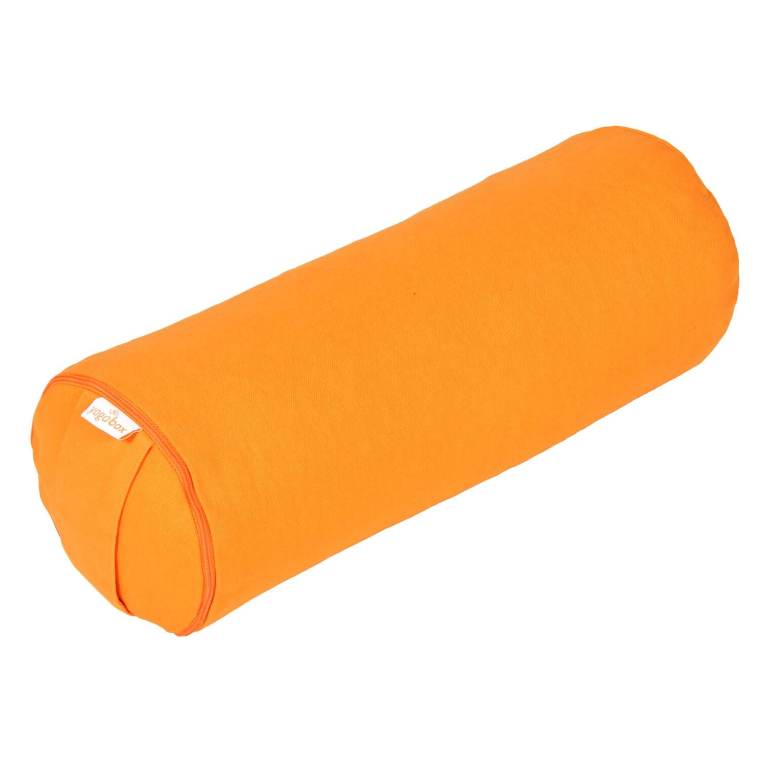 yogabox Yoga MINI BOLSTER / Nackenrolle BASIC - orange - 38 x 15 x 15,0 cm
