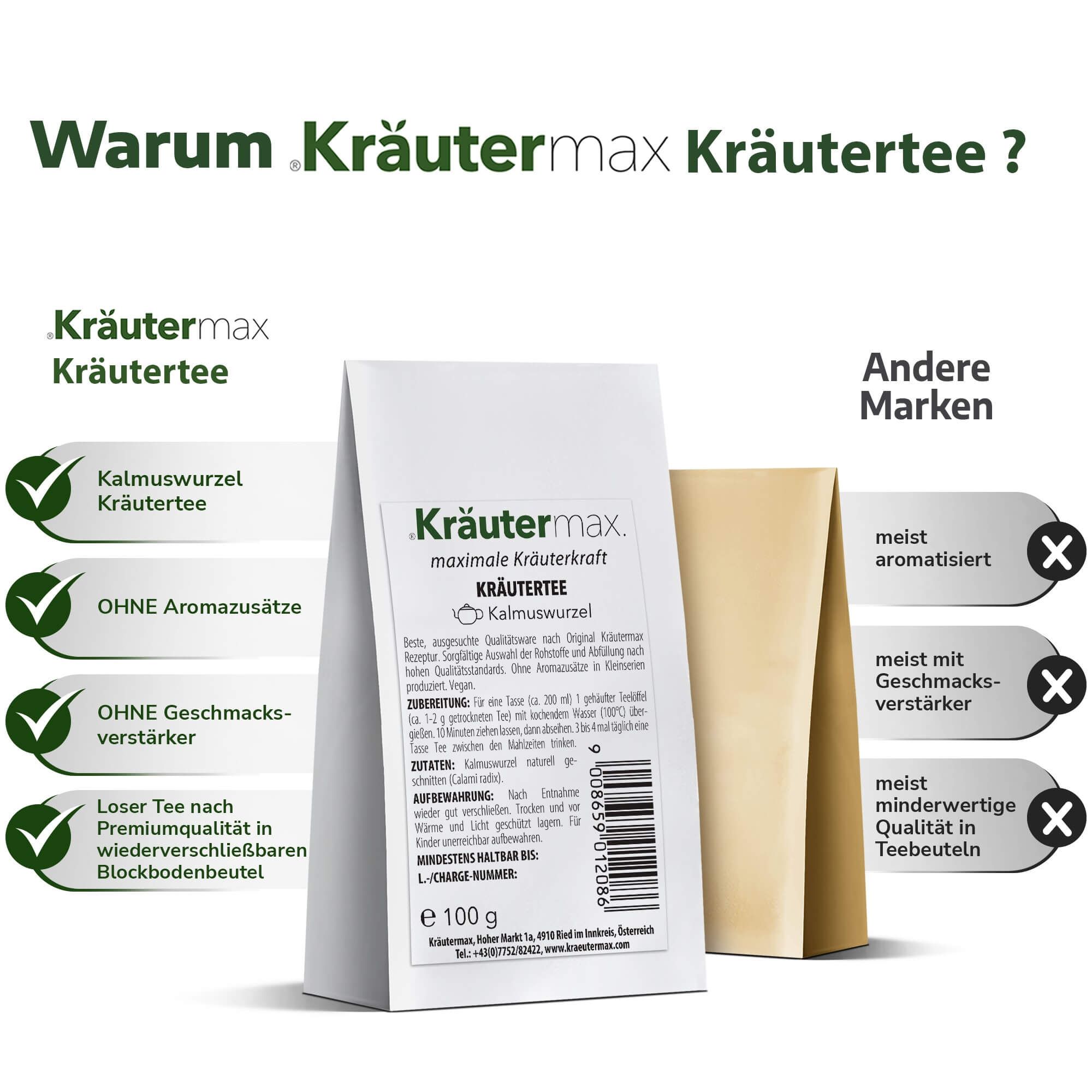 Kräutermax Kalmus Tee 100 g