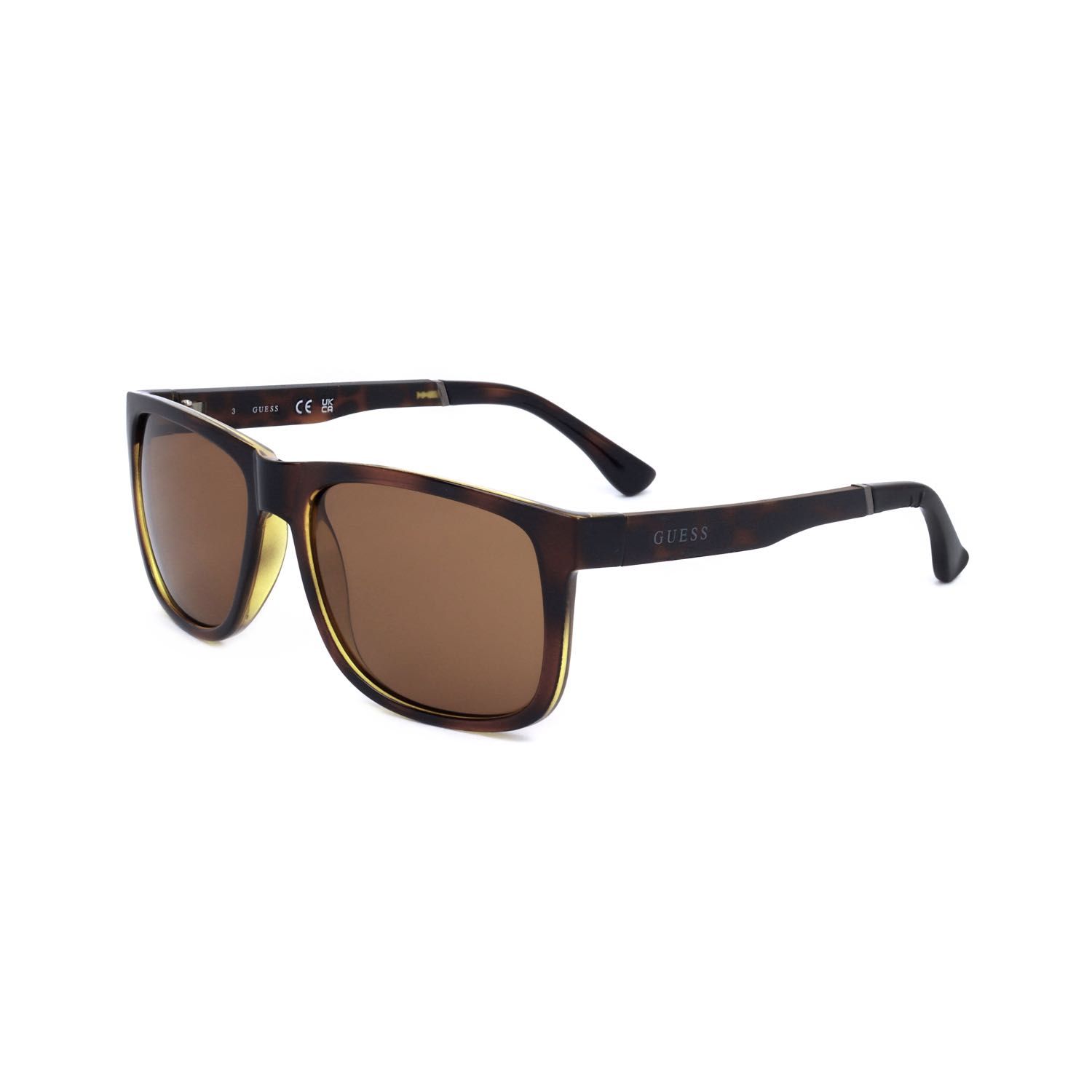 Guess Factory occhiali da sole uomo GF0234 mottled dark brown