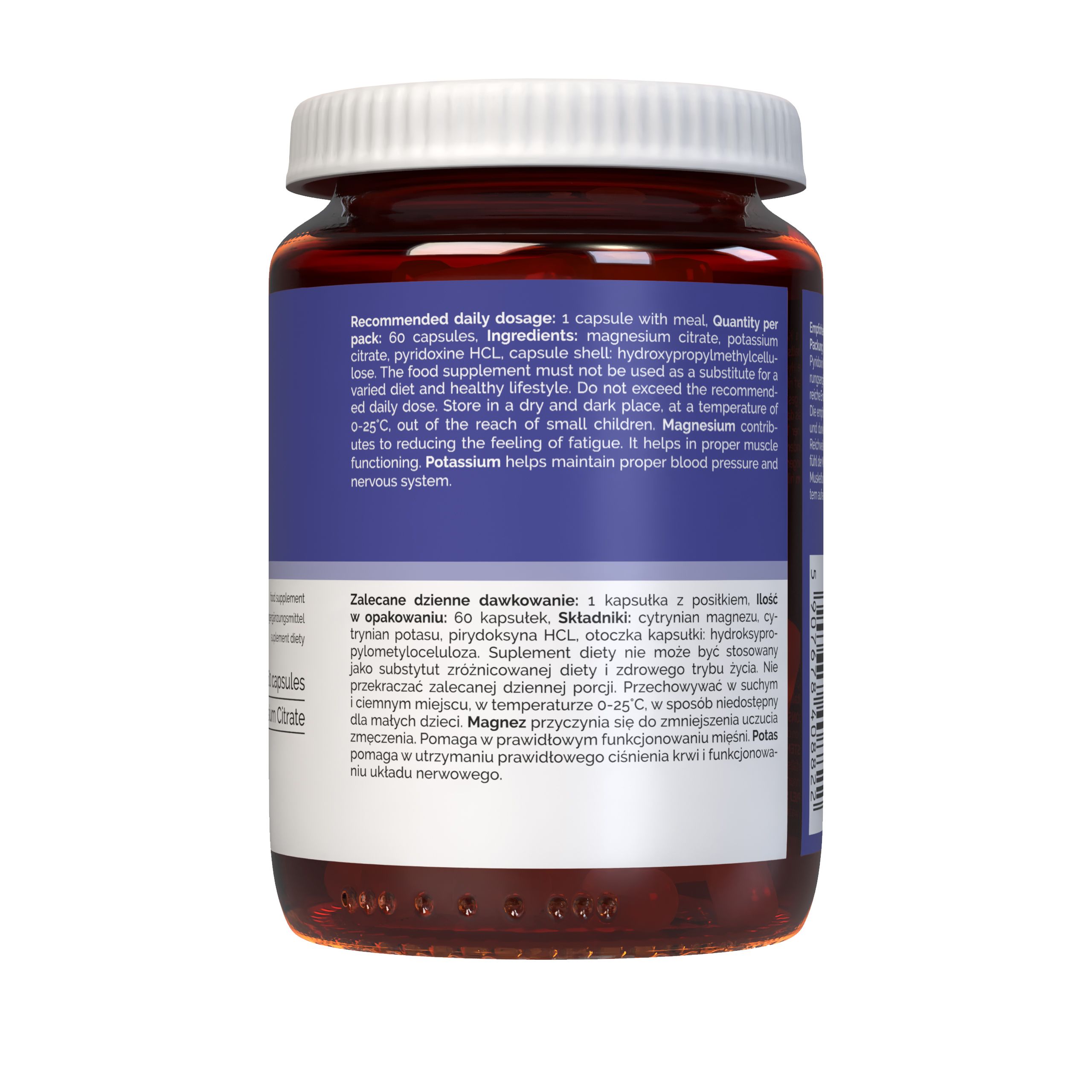 Vitaler’s Magnesium 100 mg + Kalium 150 mg + Vitamin B6 6 mg