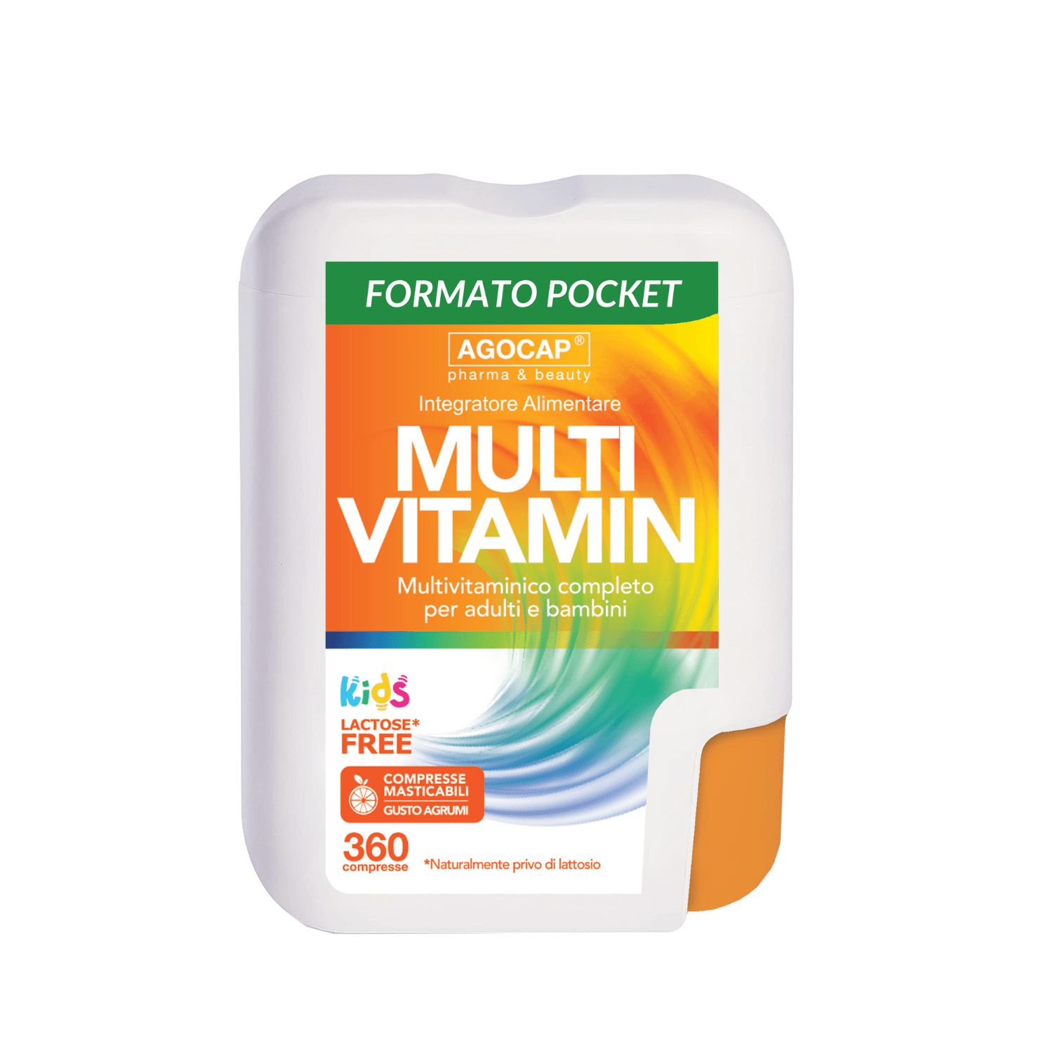 agocap - Multivitaminico Completo per adulti e bambini compresse masticabili
