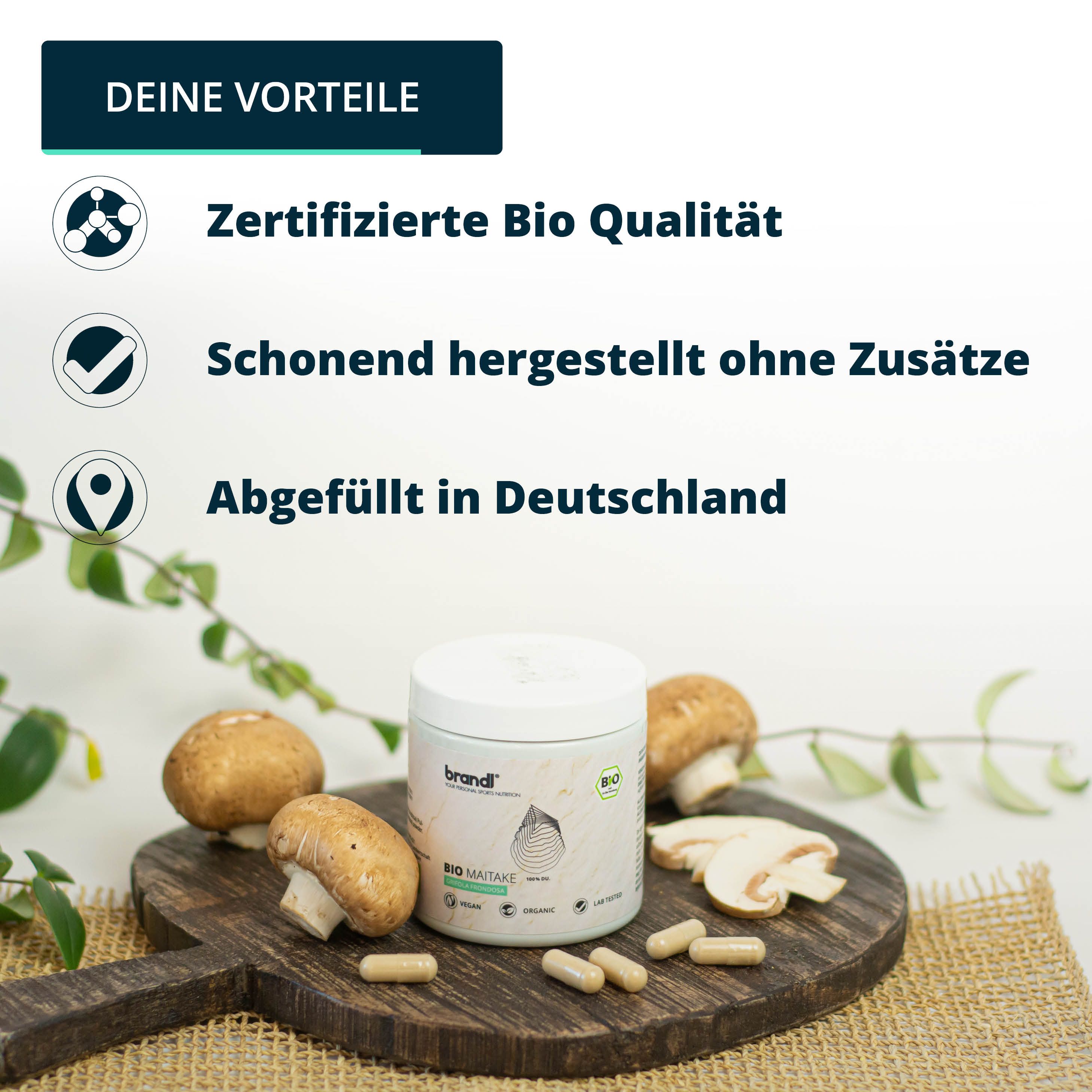 brandl® Bio Maitake Pilz Vitalpilz 240 St Shop Apotheke