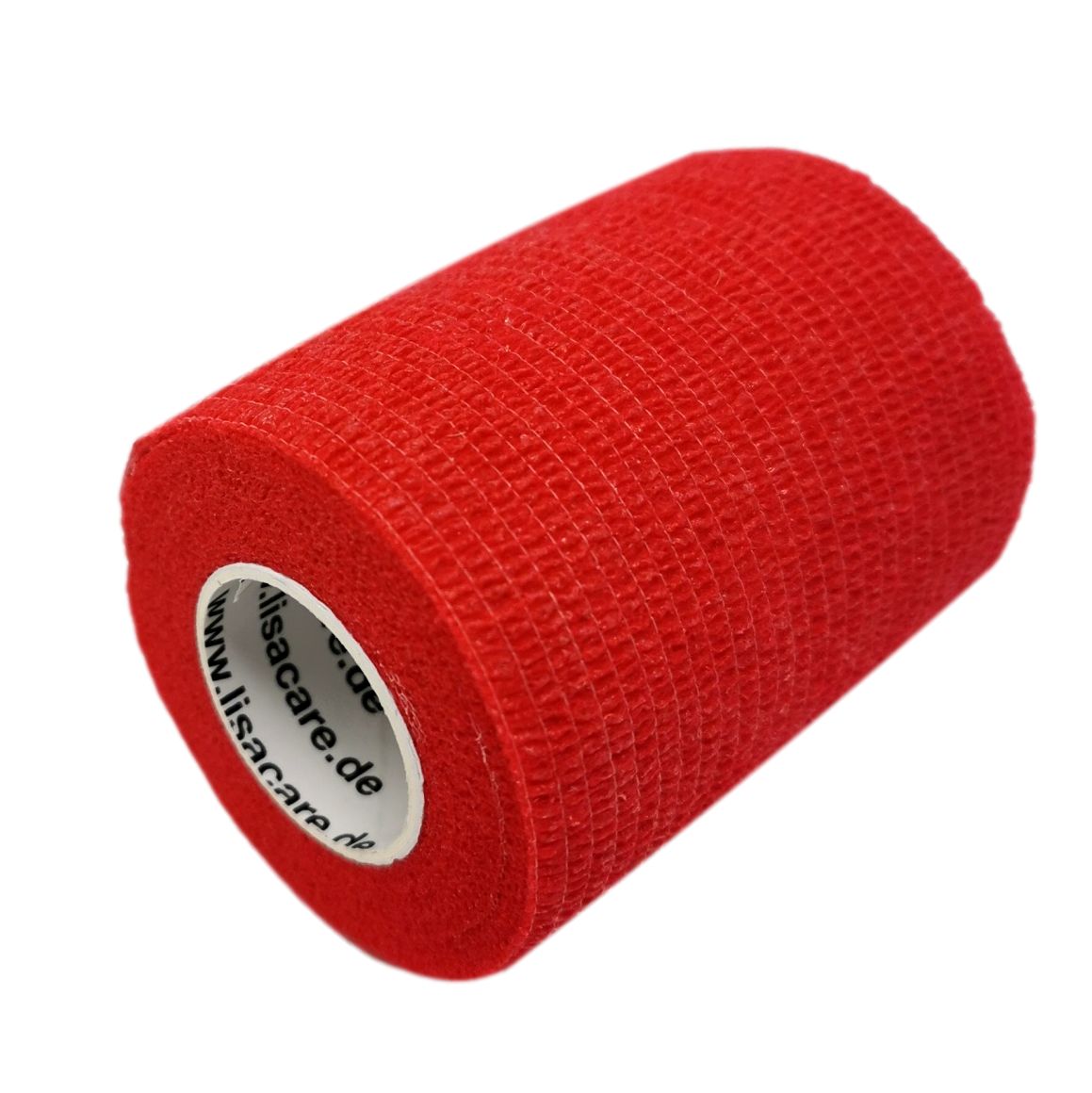 LisaCare selbsthaftende Bandage - Rot - 7,5cm x 4,5m