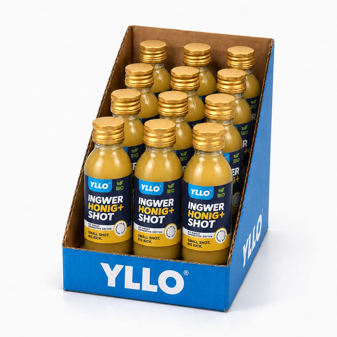 Yllo Bio Ingwer Honig+ Shot 12 St