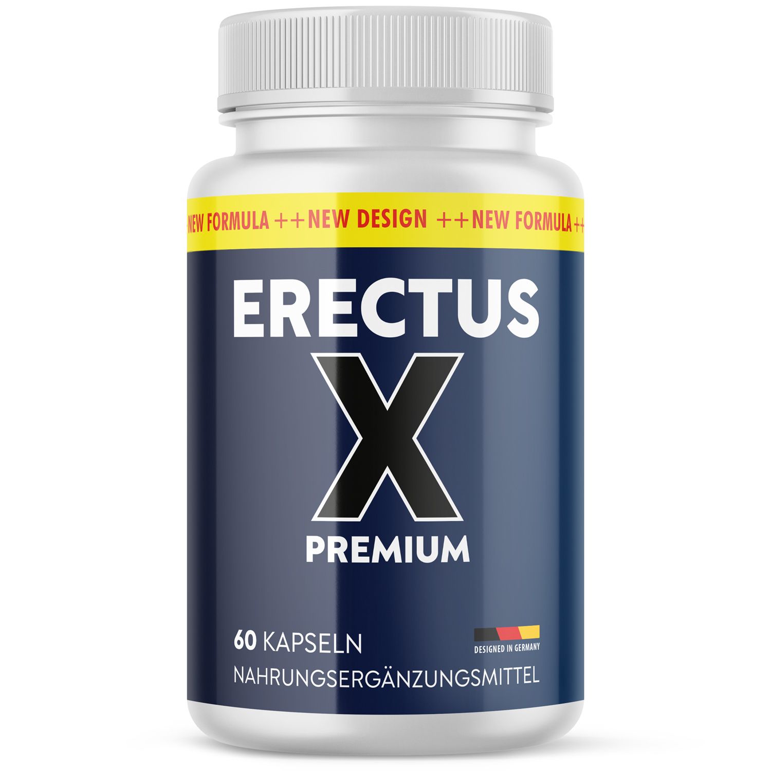 Flasche Erectus X Premium Kapseln, 60 Kapseln, Nahrungsergänzungsmittel.