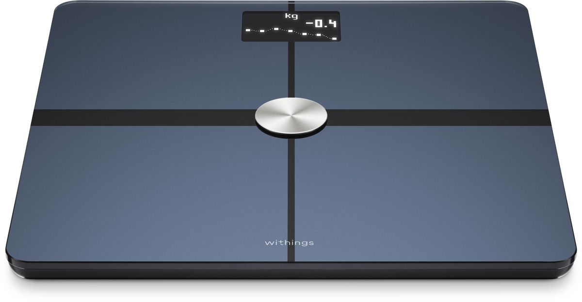 ​​​​​​​Withings Body+ Waage schwarz WLAN Bluetooth Gesamtkörperanalyse Appfähig