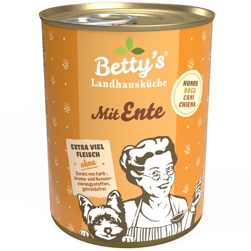 Bettys Landhausküche LHK Dog Nassfutter Ente & Geflügel